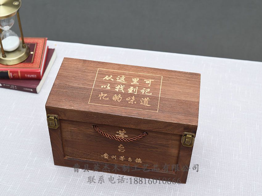 點擊查看詳細信息<br>標題：木制白酒盒 閱讀次數(shù)：1771